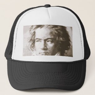Beethoven in Sepia Trucker Hat Truckerkappe