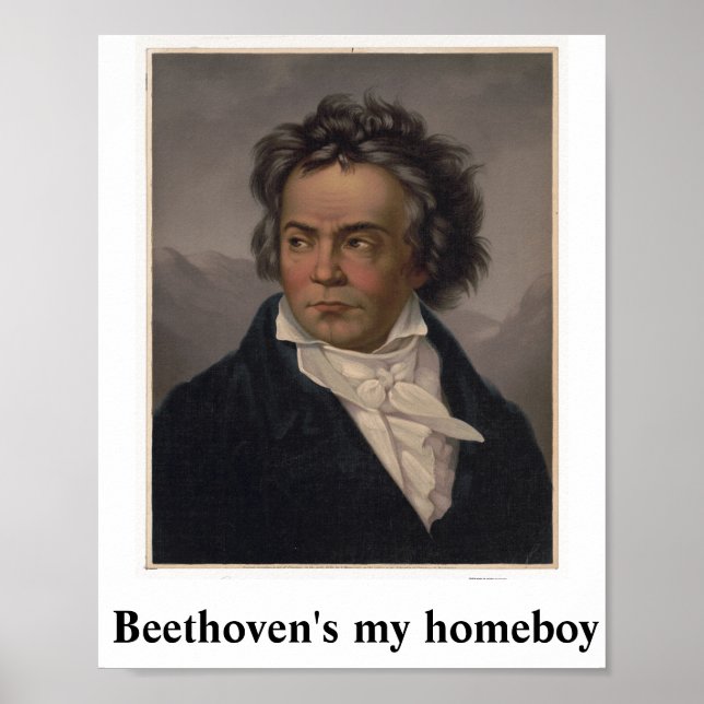 Beethoven ist mein heimliches Poster (Vorne)
