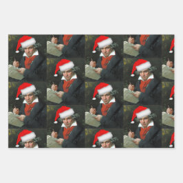 Beethoven Mahler Tchaikowski Klassische Weihnachte Geschenkpapier Set