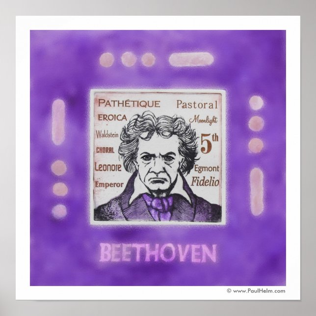 BEETHOVEN-Plakat Poster (Vorne)