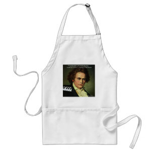 Beethoven & Poets/Gems Zitat Geschenke T-Shirts &  Schürze