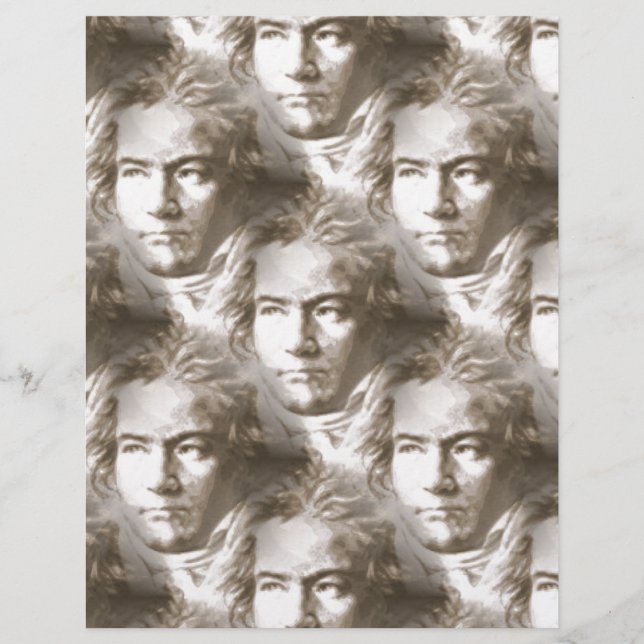 Beethoven Portrait Pattern (Vorderseite)