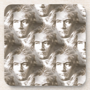Beethoven Portrait Pattern Getränkeuntersetzer