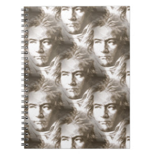 Beethoven Portrait Pattern Notizblock