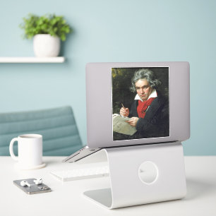 Beethoven Portrait von Joseph Karl Stieler Aufkleber