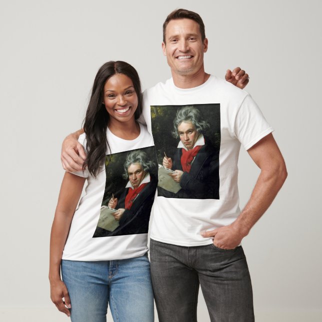 Beethoven Portrait von Joseph Karl Stieler T-Shirt (Unisex)