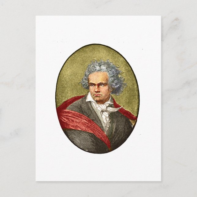 Beethoven Postkarte (Vorderseite)