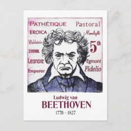 Beethoven Postkarte