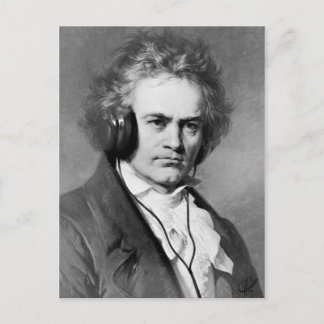 Beethoven Rocks Postkarte