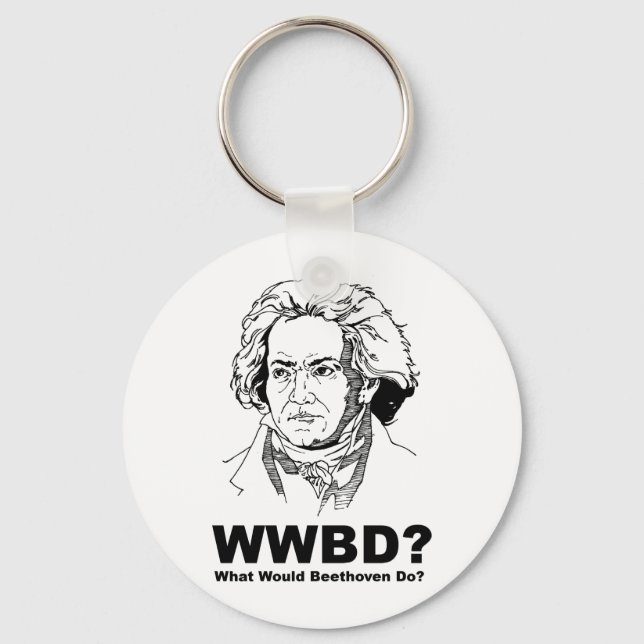 Beethoven Schlüsselanhänger (Vorderseite)