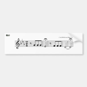 Beethoven Symphony No. 5 bumper Stickers