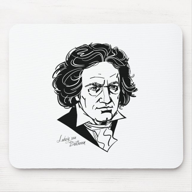 Beethoven-t Mousepad (Vorne)