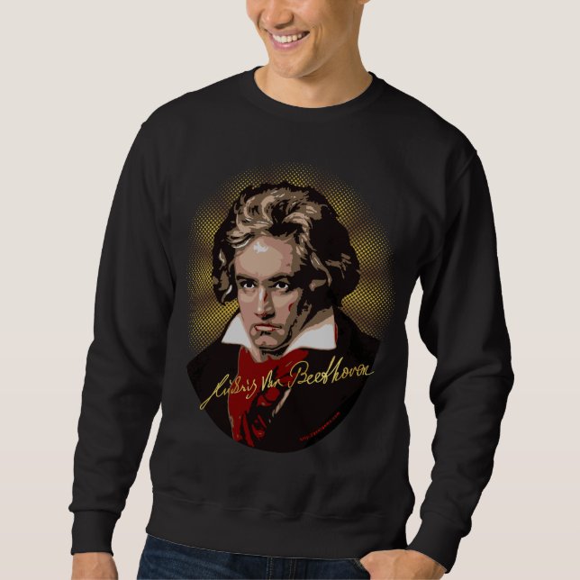 Beethoven-Unterzeichnung Sweatshirt (Vorderseite)