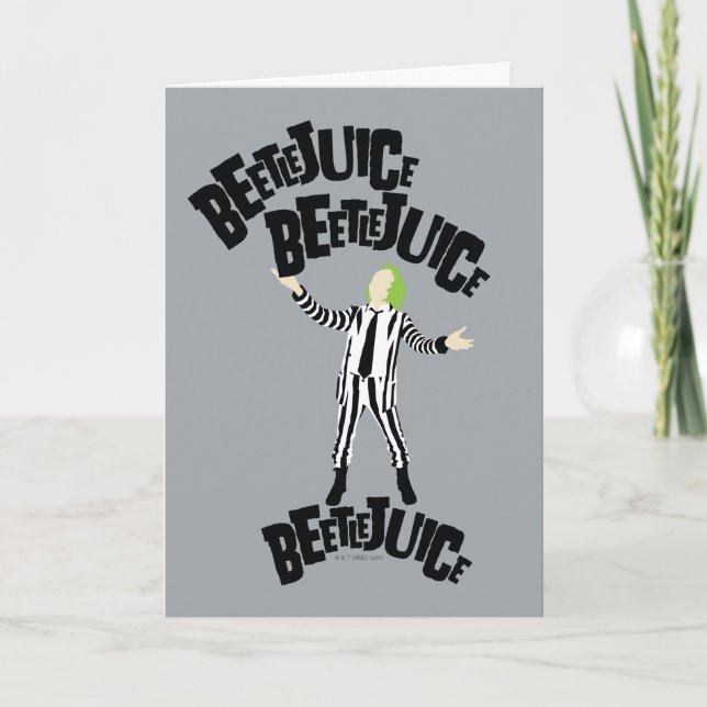 Beetlejuice Beetlejuice Beetlejuice Karte (Vorderseite)