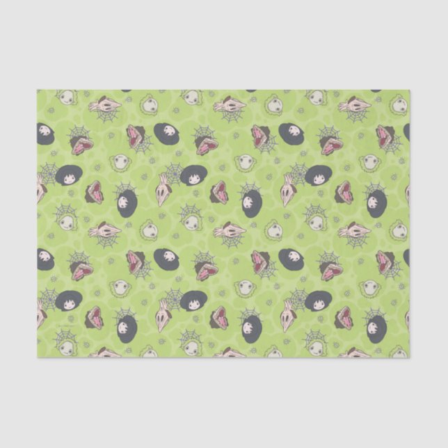Beetlejuice | Cute Chibi Toss Pattern Seidenpapier (Vorderseite)