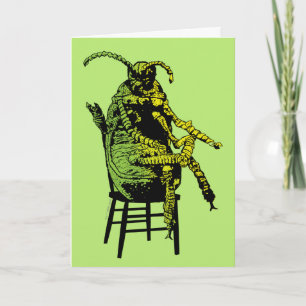Beetlejuice   Käfer auf dem Stuhl Karte