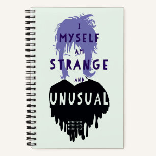 Beetlejuice   Lydia "Strange and Unusual" Graphic Notizbuch