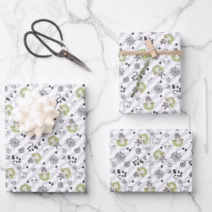 Beetlejuice Muster Geschenkpapier Set