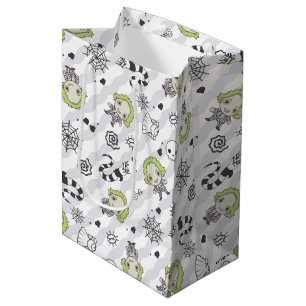 Beetlejuice Muster Mittlere Geschenktüte
