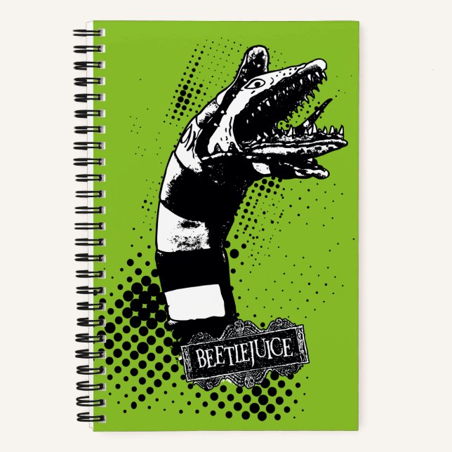 Beetlejuice | Sandworm Illustration Notizbuch (Vorderseite)