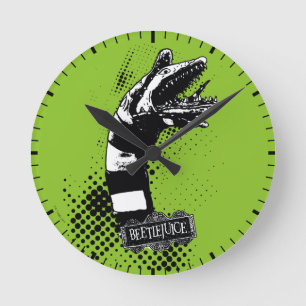 Beetlejuice Sandworm Runde Wanduhr