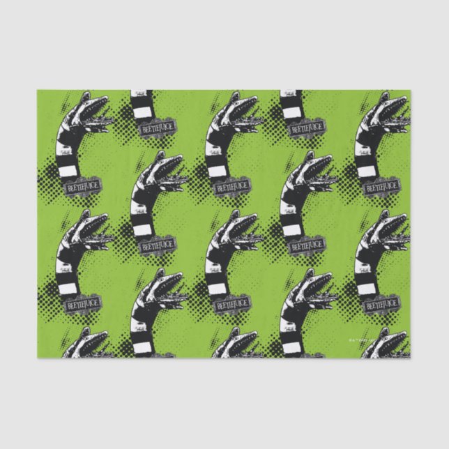 Beetlejuice Sandworm Seidenpapier (Vorderseite)