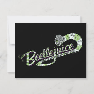 Beetlejuice   Schalte den Saft ein Mitteilungskarte