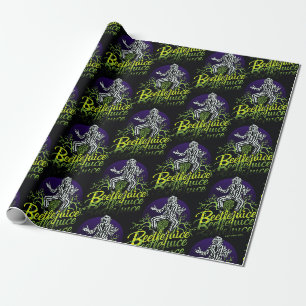 Beetlejuice Sitting on a Tombstone Geschenkpapier