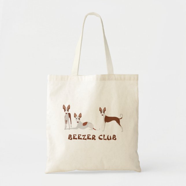 Beezer Club Ibizan Hound Podenco Tragetasche (Vorne)