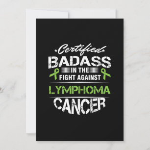 Befähigte Badass Lymphom zur Bewusstseinsbildung f Einladung