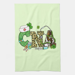 Befähigte Krankenpfleger St. Patrick's Geschirrtuch