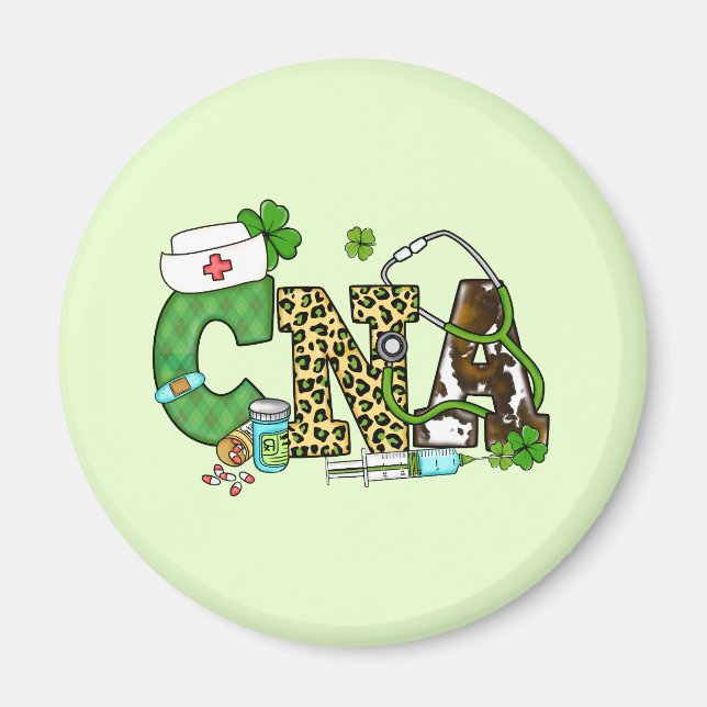 Befähigte Krankenpfleger St. Patrick's Magnet (Vorne)