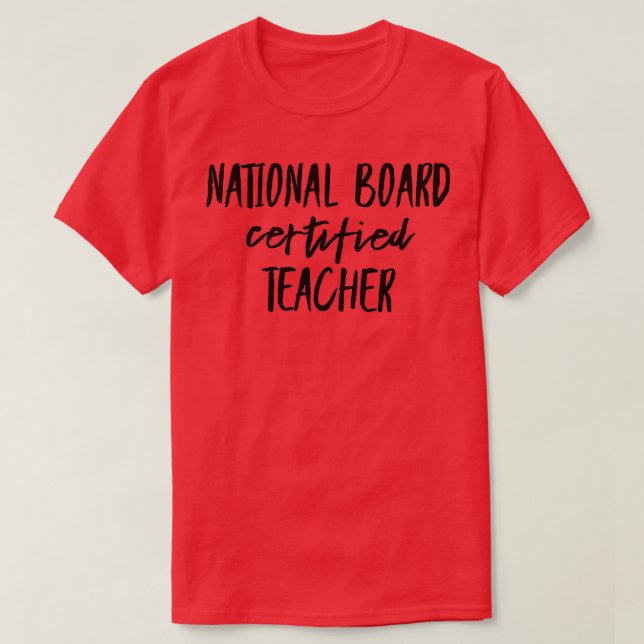 Befähigter Lehrer durch den nationalen Zentralvors T-Shirt (Design vorne)