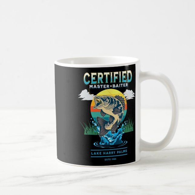 Befähigter Master Baiter Funny Fishing Kaffeetasse (Rechts)
