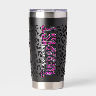 Befähigter Therapeut Moderner Leoparden-Druck Gepa Thermobecher
