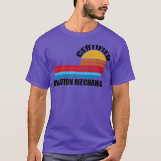 Befähigungszeugnis für Vintage Retroarbeiten T-Shirt