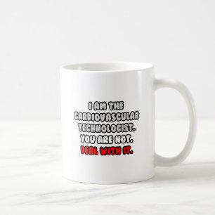 Befassen Sie sich damit ... Funny Cardiovascularis Kaffeetasse