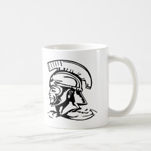 Befehlshaber-spartanisches römisches kaffeetasse