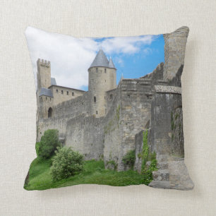 befestigte Mauer von Carcassonne Kissen