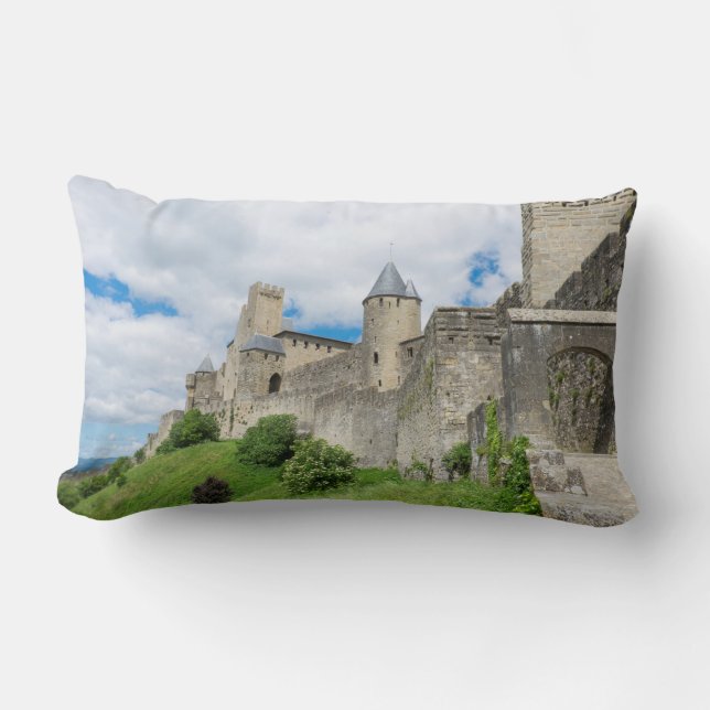 befestigte Stadt Carcassonne Lendenkissen (Vorderseite)