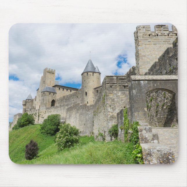 befestigte Stadt Carcassonne Mousepad (Vorne)