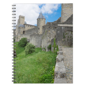 Befestigte Stadtmauer von Carcassonne Notizblock