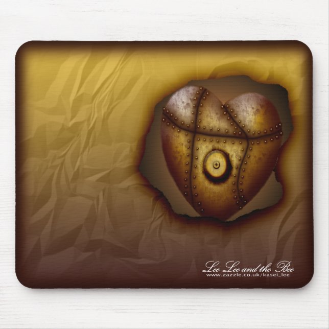 Befestigtes Herz, mousepad (Vorne)