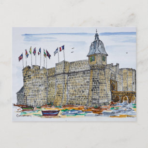 Befestigungsanlagen und Tor von Concarneau   Breta Postkarte