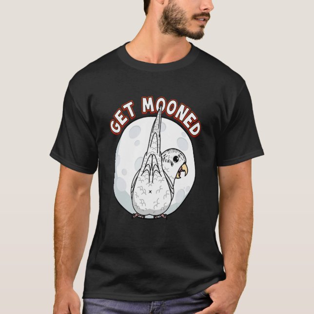 Befeuchten Sie sich in Papagei Unterfluffies I Whi T-Shirt (Vorderseite)