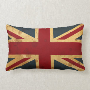 Befleckte Gewerkschafts-Jack Großbritannien-Flagge Lendenkissen