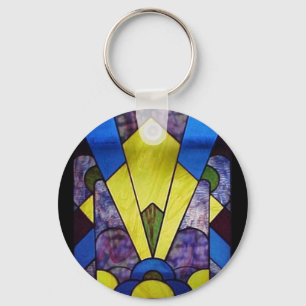 Befleckte Glass_Art Deko-Schlüsselkette Schlüsselanhänger