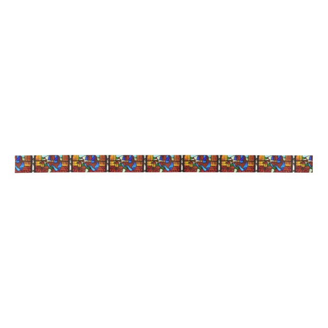 Befleckter Glaser Satinband (Vorderseite)