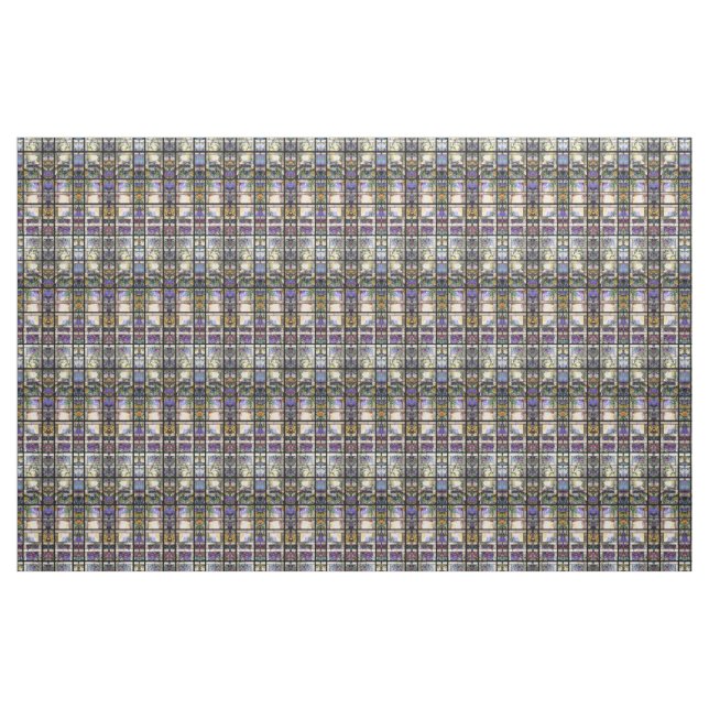 Beflecktes Glas-Kunst Nouveau Stoff (Yard (91,4 cm))