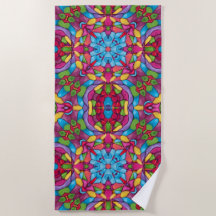 Beflecktes Glas-Vintages lila Kaleidoskop